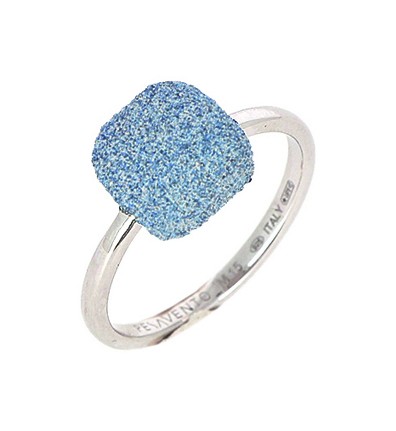 Anello piccolo Cocktail - Polvere di Sogni Azzurro Caraibi