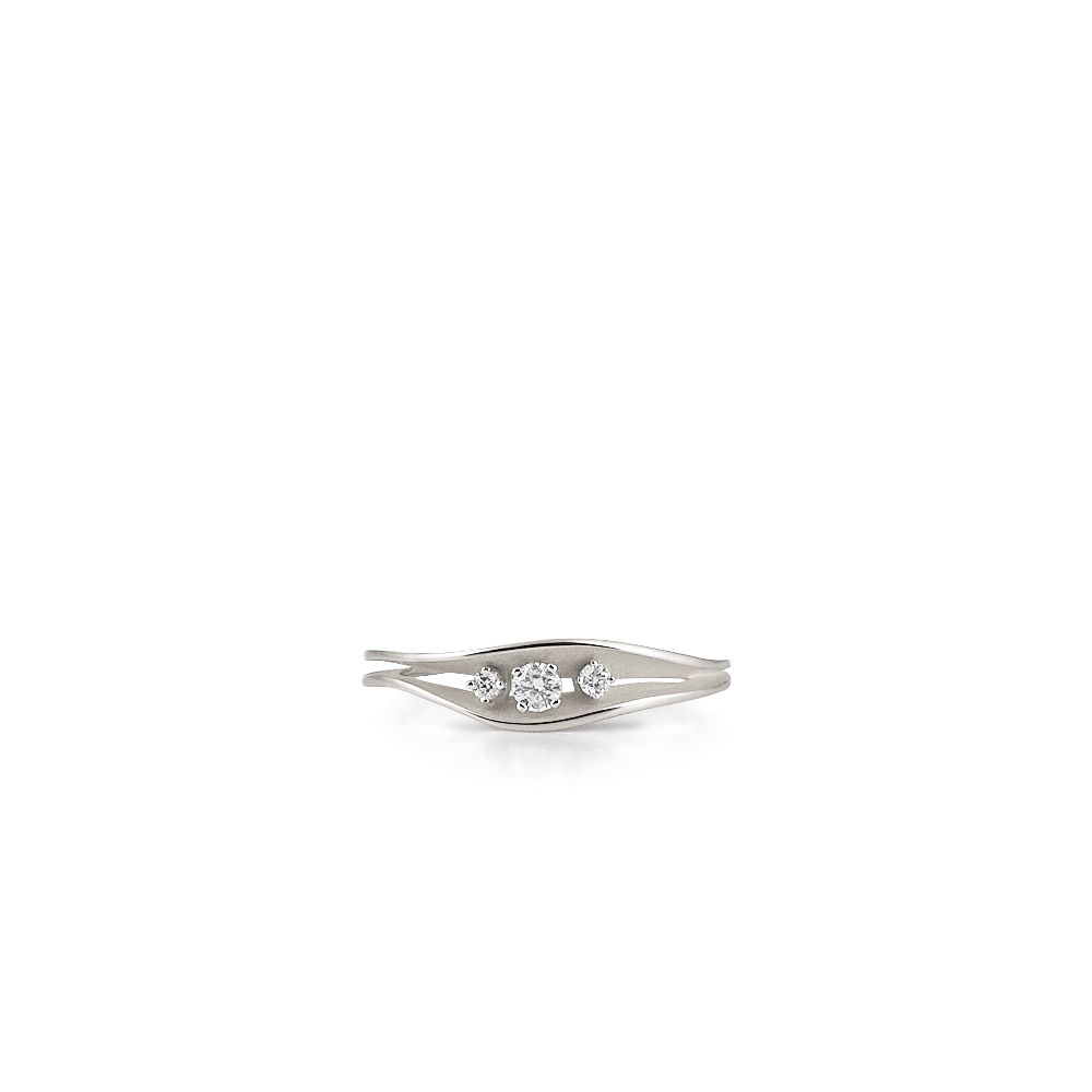 Anello Dune con 3 diamanti